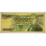 5.000 złotych 1982 - seria CL - autograf autora projektu Andrzeja Heidricha - RZADKOŚĆ