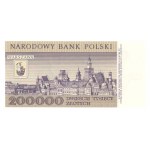 200,000 gold 1989 - G series - autographed by the author of the project Andrzej Heidrich - RARE