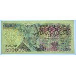 2,000,000 gold 1992 - series A with CONSTITUTIONAL...Y error - autograph of the author of the project Andrzej Heidrich - RARE