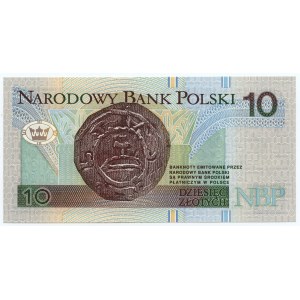 10 gold 1994, series JG 6484846, RADAR - autograph of the author of the project Andrzej Heidrich - RARE
