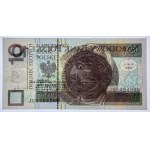 10 gold 1994, series JG 6484846, RADAR - autograph of the author of the project Andrzej Heidrich - RARE