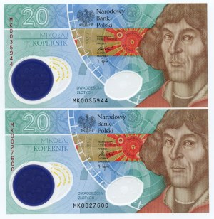 20 or 2022, Nicolaus Copernicus - ENSEMBLE de 2 pièces