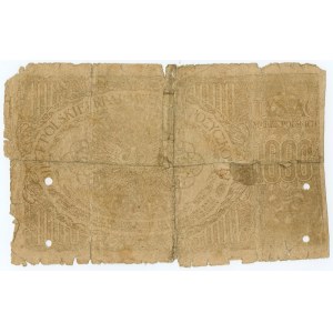 1.000 marek polskich 1919, seria ZAH - FALSYFIKAT