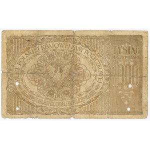 1,000 Polish marks 1919, series ZAB - FALSEFICAT