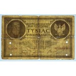 1,000 Polish marks 1919, series ZAB - FALSEFICAT
