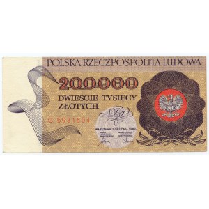 200,000 zloty 1989 - series G