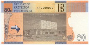 PWPW - 80. narozeniny Krzysztofa Pendereckého (2013) - KP 0000000