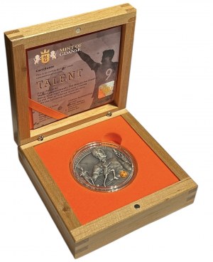 Niue, $5 2022 Robert Lewandowski - TALENT, Ag 999, 62.2 grams