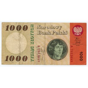 1,000 zloty 1965 - series A