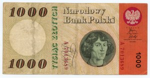 1 000 zloty 1965 - série A