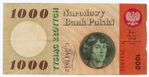 1 000 zloty 1965 - série C