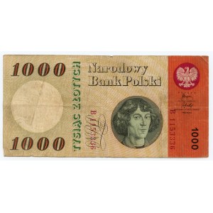 1,000 zloty 1965 - series B