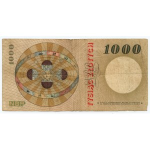 1,000 zloty 1965 - series B