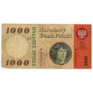 1,000 zloty 1965 - series B