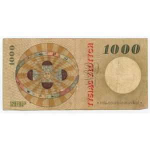 1,000 zloty 1965 - series B