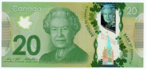 Canada, $20 2012/2015, polymer