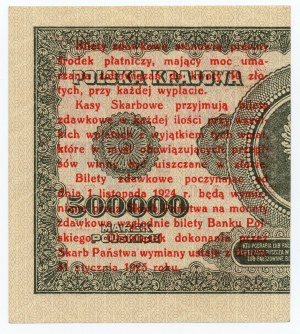 1 penny 1924, Pass ticket, right half, BH series