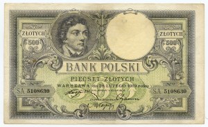 500 zloty 1919, série S.A