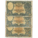 100 zloty 1919, series S.A., and S.B., set of 6 banknotes