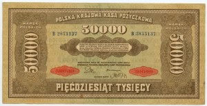 50,000 Polish marks 1922, series B