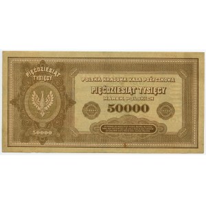 50.000 marek polskich 1922, seria B