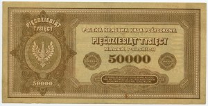 50,000 Polish marks 1922, series B