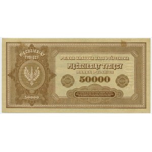 50,000 Polish marks 1922, series G