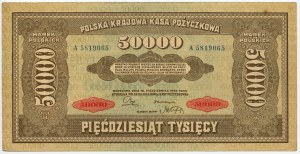 50,000 Polish marks 1922, series A