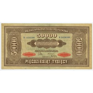 50.000 marek polskich 1922, seria B