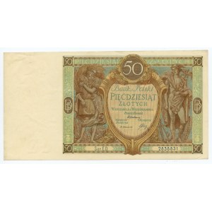 50 złotych 1929, seria ED.