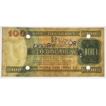 PEWEX, 100 dolarów 1979, seria HK 000000, WZÓR