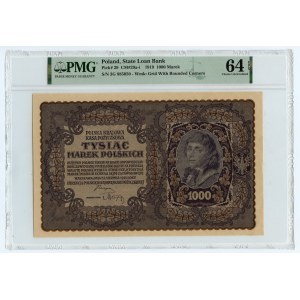 1.000 marek polskich 1919, III Serja S - PMG 64 EPQ