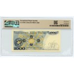 1.000 złotych 1975 seria H, PMG 67 EPQ, banknot z Kolekcji Lucow
