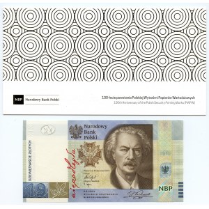 19 Gold 2019 - 100th anniversary of the founding of PWPW.