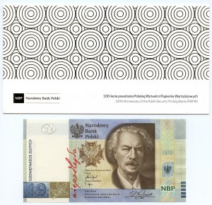 19 złotych 2019 - 100-lecie powstania PWPW - Folia NBP