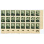 Stamp set - Boleslaw Bierut 18 zloty 1950 - "zy"
