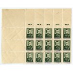 Set of stamps - Boleslaw Bierut 18 zlotys 1948 - additional "penny" stamp