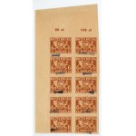 Set of stamps - Polish Post Office surcharge 6 zloty 1946 - type 2
