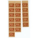 Set of stamps - Polish Post Office surcharge of 2 zloty 1945