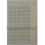 Set of stamps - Polish Post Office surcharge 3 zloty 1945