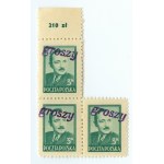 Stamp set - Boleslaw Bierut 3 zloty 1948 - type 18