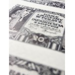 Arkusz banknotów 20 złotych 1940 - okupacja niemiecka, Bank Emisyjny w Polsce, emisja 1940