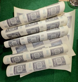 Arch bankovek 20 zlotých 1940 - německá okupace, Bank Emisyjny w Polsce, emise 1940