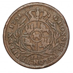 Poniatowski, Trojak 1781