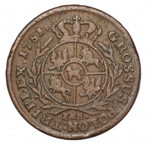 Poniatowski, Trojak 1781