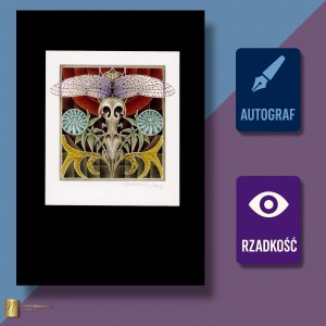 Graphic autographed by its designer Andrew Heidrich, print of the project