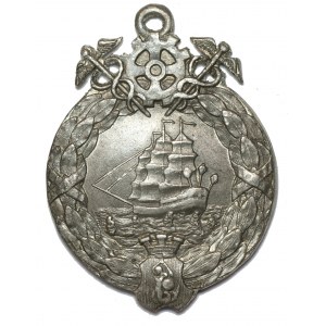 Warsaw, Badge of the 25th Anniversary of the Mutual Aid Society of Trade and Industry Employees in Warsaw 1909