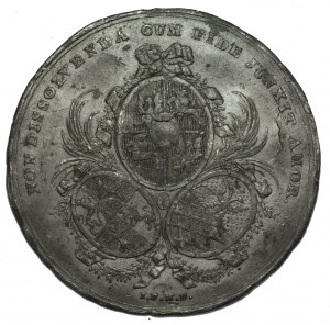 Poniatowski, Medal to commemorate the Kurland tribute 1774 - one-sided print