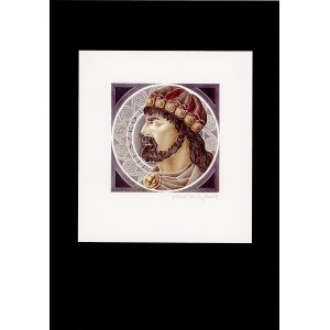 Mieszko I, Graphic autographed by its designer Andrew Heidrich, design print