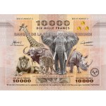 BURUNDI, 10.000 franków 2025, Największy banknot na Świecie